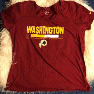 Washington Redskins Nike Athletic Scoop Neck Tee